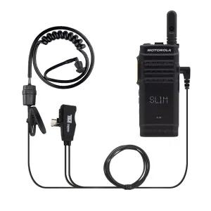 더뮤 올블랙 이어마이크 MOTOROLA SL1M 무전기 호환