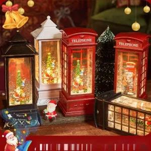 크리스마스 랜턴 무드등 조명 오르골 장식 코스트코 스노우