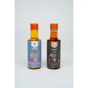 박사기름 저온압착 진한 국산 통들깨100% 들기름 180ml 1병