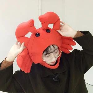꽃게 파티 동물모자 스티커사진관 인형 유머템