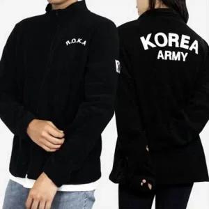 ROKA 로카 후리스 집업 남자 군인 플리스 단체복 자켓