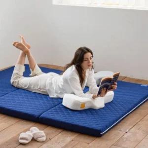 누보레 잠솔솔 허리에 좋은 토퍼매트리스 접이식 침대 바닥 3단 탄탄한 수면매트 MS(멀티싱글)