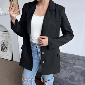 여성 자켓 롱 마 린넨 여름 정장 재킷 3컬러