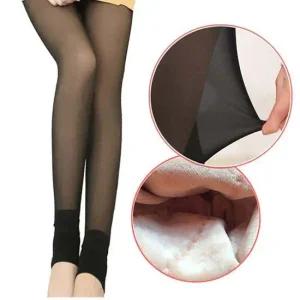 여자 겨울 따뜻한 편한 융털 안감 착시 스타킹 레깅스 여성면레깅스
