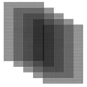 카시트선풍기 직사각형 화분 바닥 구멍 메쉬 패드 누출 방지 토양 배수 얇은 가스켓