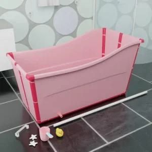 몽실언니의 잇템 접이식 반신욕 뚜껑포함 이동식 미니 가정용 아동용 1인용 화장실욕조