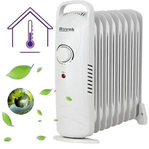 미니 전기 저소음 라디에이터 1개 난방기 자동 온도 조절 고효율 원룸 사무실 청정 온풍기