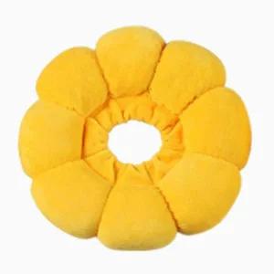 [골드스마일]고양이 푹신한 플라워 넥카라 XS 타입1 1P 방수 수술 깔대기