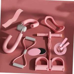 세트 운동기구 줄넘기 7종 케어템 요가 필라테스 핑크 요가링 스트레칭 바디라인 홈트