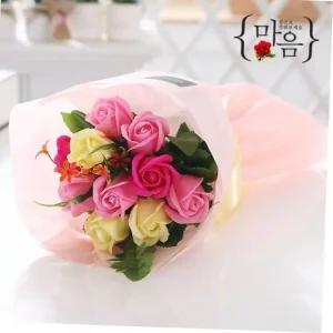 로즈데이 10송이 성년의날 핑크 꽃다발 장미 부부의날