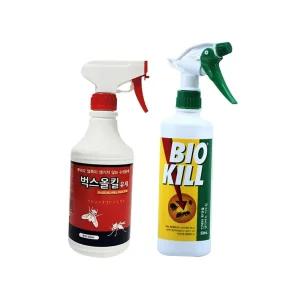 살충제 비오킬 스프레이형 1개 벅스올킬 500ml x
