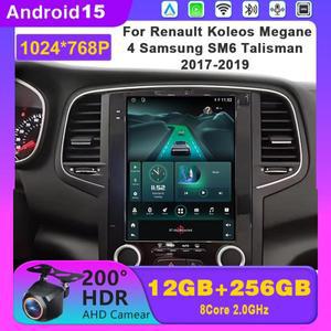 안드로이드 15 9.7인치 르노 콜레오스 메간 4 삼성 호환 SM6 탈리스만 2017-2019 차량용 라디오 멀티미디어