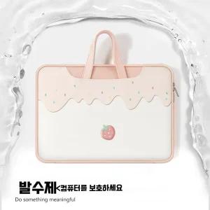 노트북가방 태블릿가방 노트북파우치 15인치 13.3인치 탭 맥북 수납 태블릿 딸기 노트북