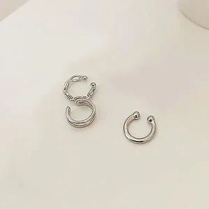 [골드스마일]3종세트 이어커프 귀 레이어드 한 써클 귀찌