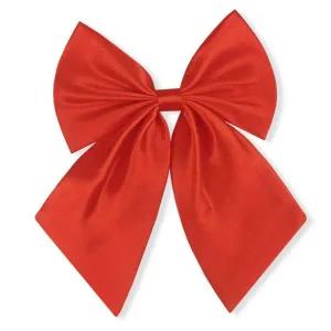 [콩심팥심]여자리본타이 교복 촬영 실용성있는 눈에띄는 끈넥타이 빨강