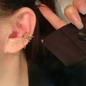 [골드스마일]이어커프 데일리 패션 귀여운 여자 귀찌 체인