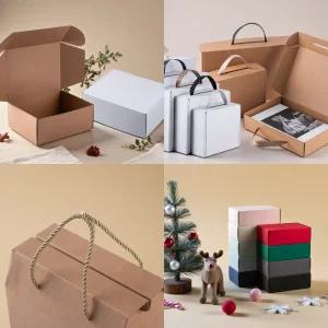 (G형박스) 선물상자 모음 고급 일체형 미니 골판지 답례품 쿠키 대형 디저트 포장 단상자 