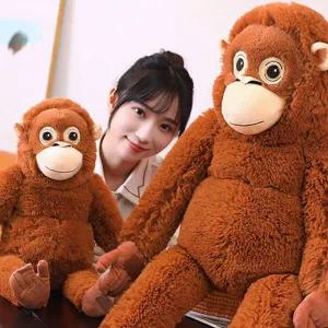 거실피규어 빅사이즈 선물 폭신한 귀여운 몽키인형