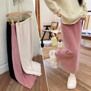 [하프클럽/]레이디스가을겨울 클래식 뒷트임 유연성 니트립 소프트터치 롱