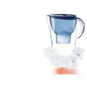 브리타 필 인조이 직음 카트리지 교체 및 마시기 수돗물 첨부 엘리트 지속 액티브 수도꼭지