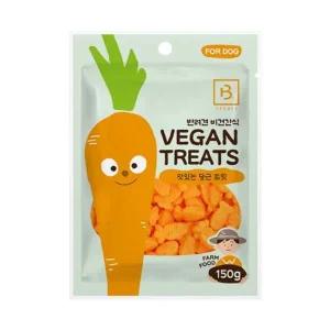 [골드스마일]강아지 비건 간식 제주 당근 트릿 150g 1P 한입 스낵