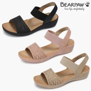 슈즈여성 3COLOR HILTON IV 힐튼4 BEARPAW 4CM 스트랩 밴딩 샌들 K2784RBW1856553