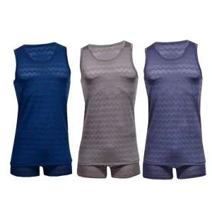 [아우트]빅사이즈 민소매런닝3p 드로즈3p 110까지