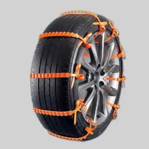 케이블타이식 스노우체인 일회용 간편설치 체인 1P