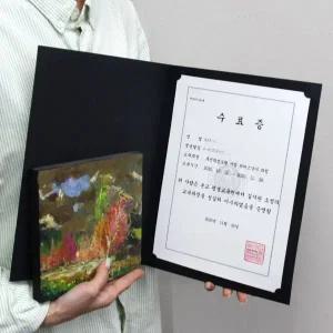 레터 블랙 US 전용 상장케이스