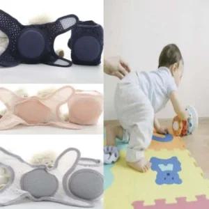 단색민자찍찍이 유아무릎보호대 팔꿈치 메쉬