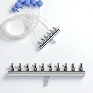 [골드스마일]대용량 브로와 10구 에어 분배기 어항 기포기