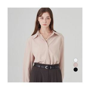 ELLE PARIS 링클프리 히든버튼 셔츠 블라우스