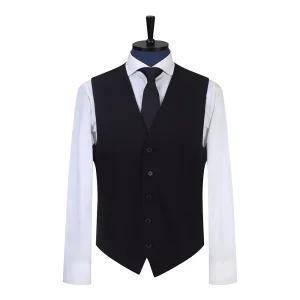 [지이크]W100 트윌 5버튼 정장 베스트 블랙 PJVAH3007 H