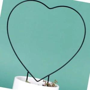 [콩심팥심]하트형 식물 지지대 화초 받침대 묘목 용기 화단 장식용 지원대