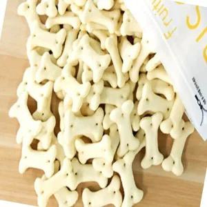 [콩심팥심]강아지 간식 바나나 맛 비스킷 220g 훈련용 영양 과자