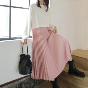 빅사이즈 303 주름스커트연출원피스 DTGK987