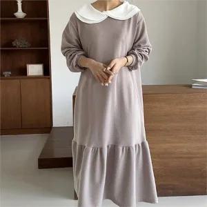 빅사이즈 302 러블리겹이중카라원피스 DZYK953