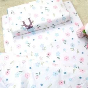 ( )라텍스 유아 어린이집 낮잠 이불 배게 침구 세트 가방 플라워