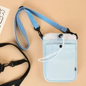 ( )크로스백 학생 미니 스트링 가벼운 핸드폰 가방 블루