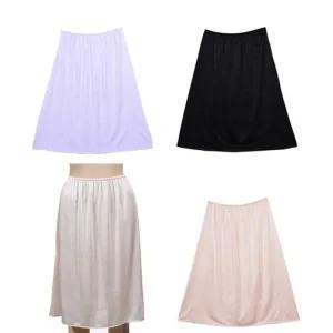 [피커]무지 베이직 이너치마 인견 여성 롱속치마