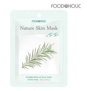 고품질 푸드어홀릭 네이쳐 스킨 마스크팩(10매) 티트리 (WFFOJX1)