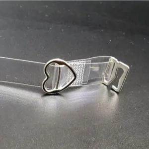 [피커]투명 브라끈 브래지어 어깨줄 오프숄더 하트 1.5cm