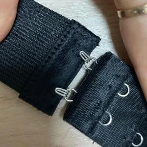 [피커]형 브라연장후크 브래지어후크 블랙 2단