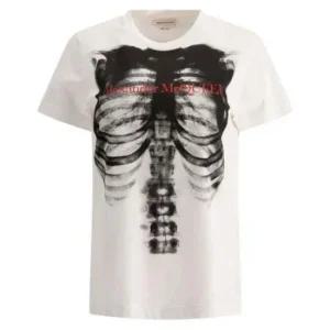 알렉산더 맥퀸 ALEXANDER MCQUEEN 립 케이지 프린트 티셔츠 797812 QZAM3 0900