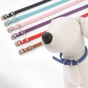 [콩심팥심]새끼강아지목줄 애견목걸이 벨트식 목줄 소형견목줄 고양이목줄