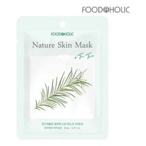 고품질 푸드어홀릭 네이쳐 스킨 마스크팩(10매) 티트리 (WFFOJX1)