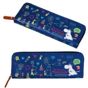 [알티피아]금홍팬시 무민 캐릭터 봉제 필통 (네이비)