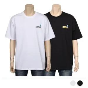 고품질 남편 카라티 면 빅사이즈 모임 티셔츠 캐쥬얼 여름 (WFFOSDG)