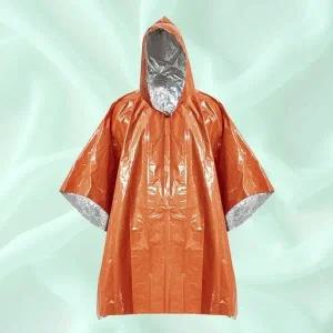 야외 은박 우비 성인 예비용 방한 양면 판초 우비 (WFKO4Y2)