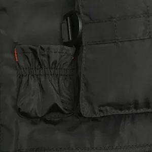 낚시 레저 멀티포켓 조끼 아웃도어 활동용 검정 (WFKNZVF)